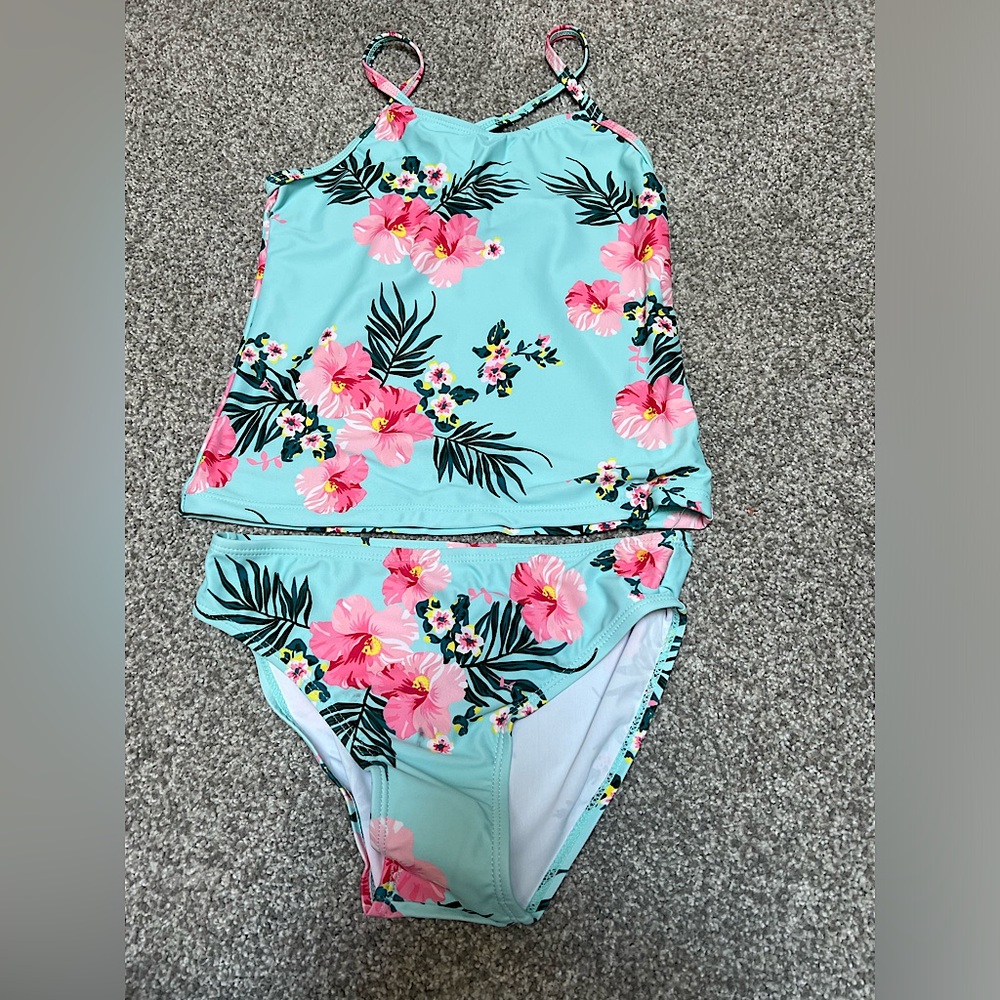 New Girls size 9-10yrs 2-piece bathing suit